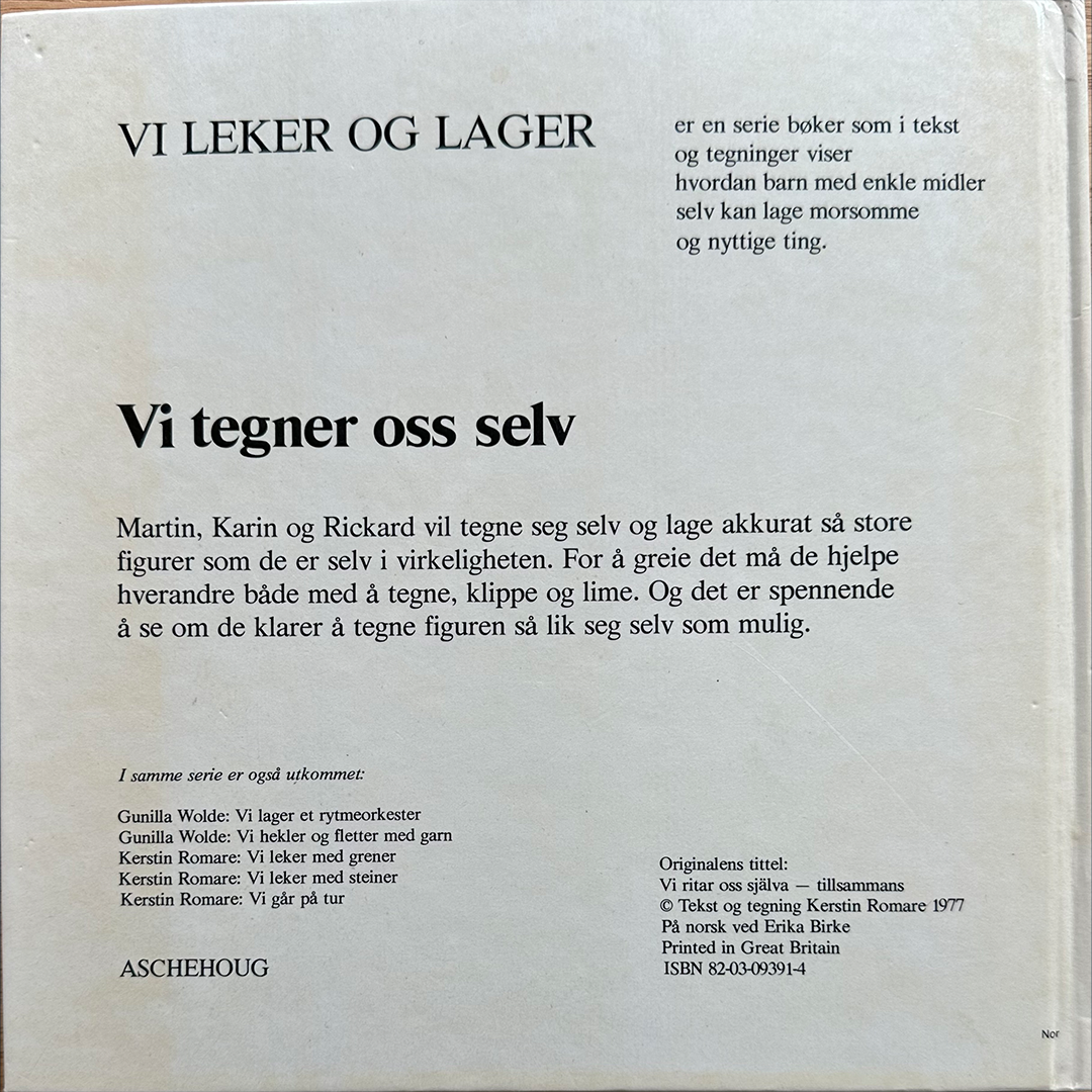 Romare, Kerstin: Vi tegner oss selv (1978)