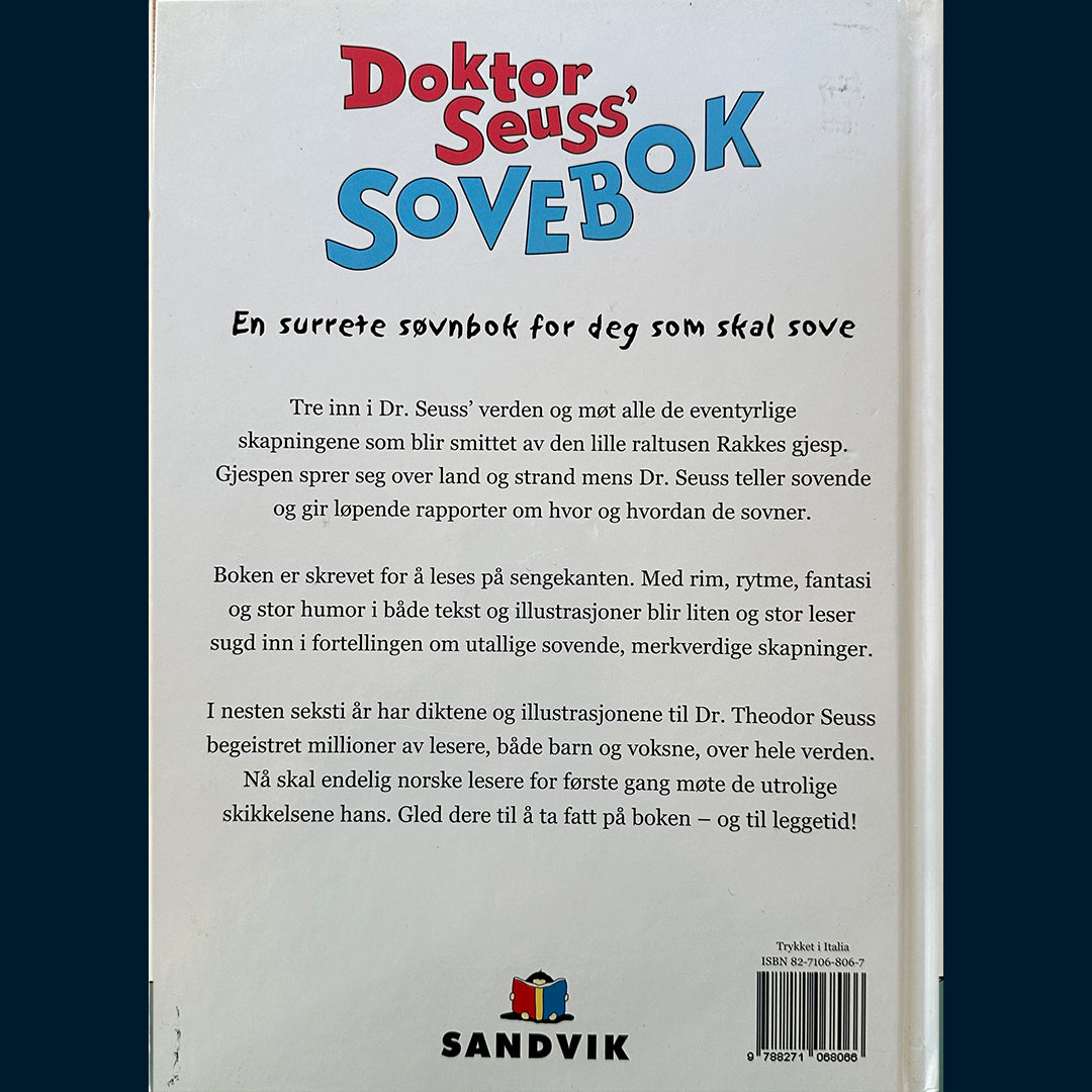 Seuss, Dr.: Sovebok - En surrete søvnbok for deg som skal sove