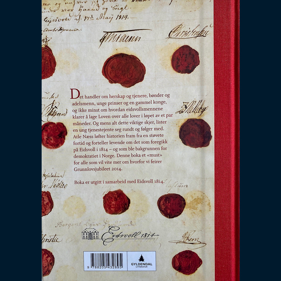 Næss, Atle: I grunnlovens hus - en bok om prinser og tjenestejenter, riksforsamlingen og 17.mai