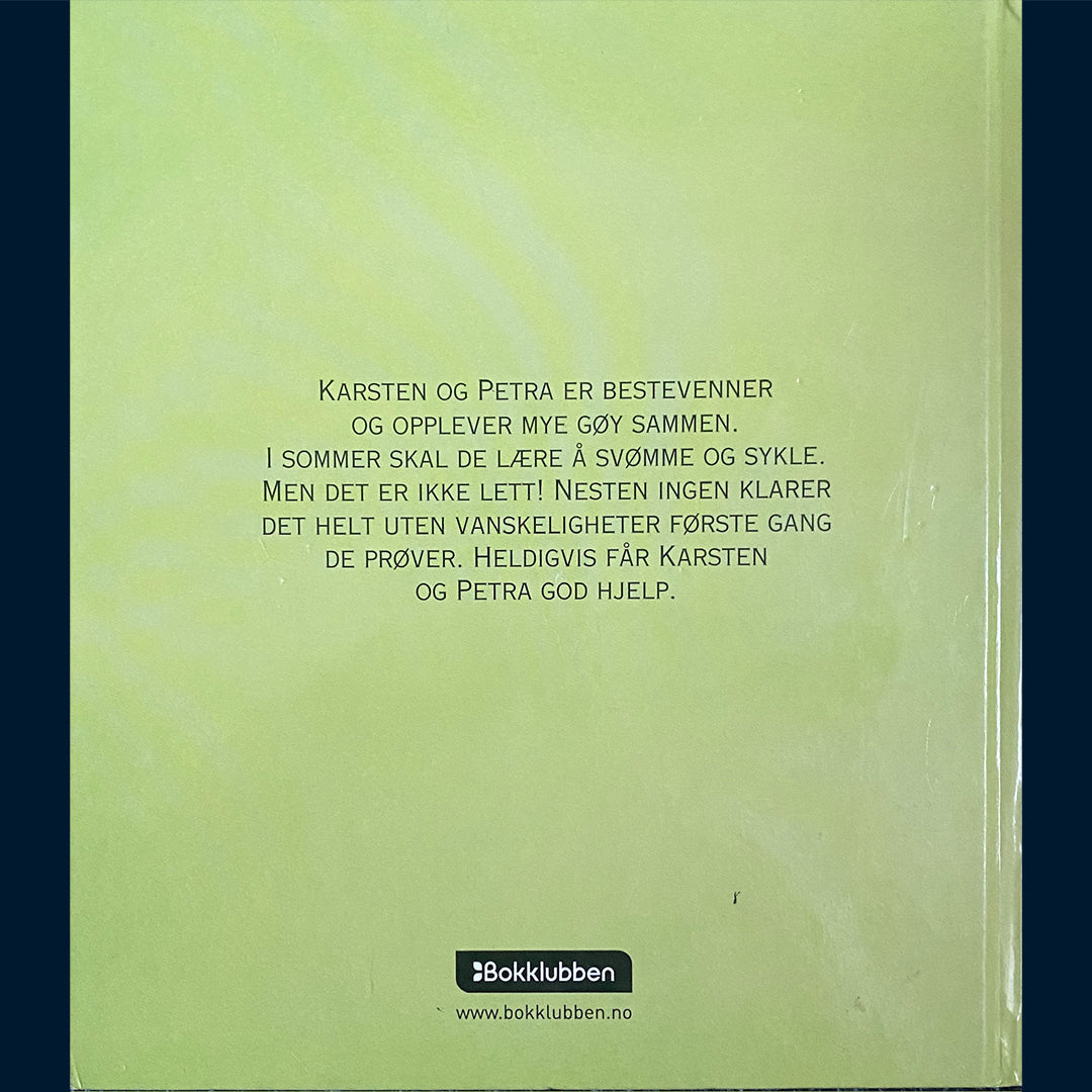Bringsværd, Tor Åge: Karsten + Petra - får sykkel / lærer å svømme (2 bøker i 1)