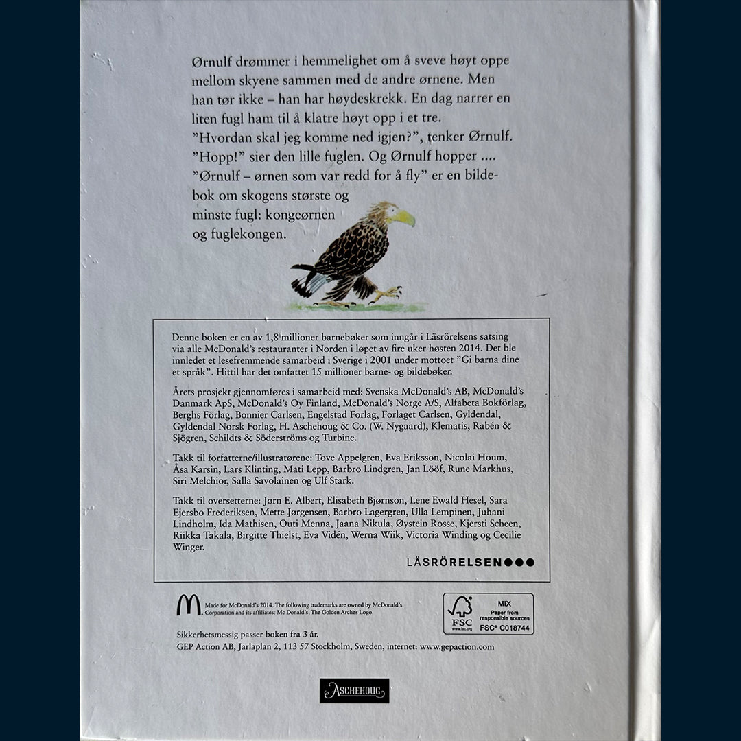 Klinting, Lars: Ørnulf - ørnen som var redd for å fly