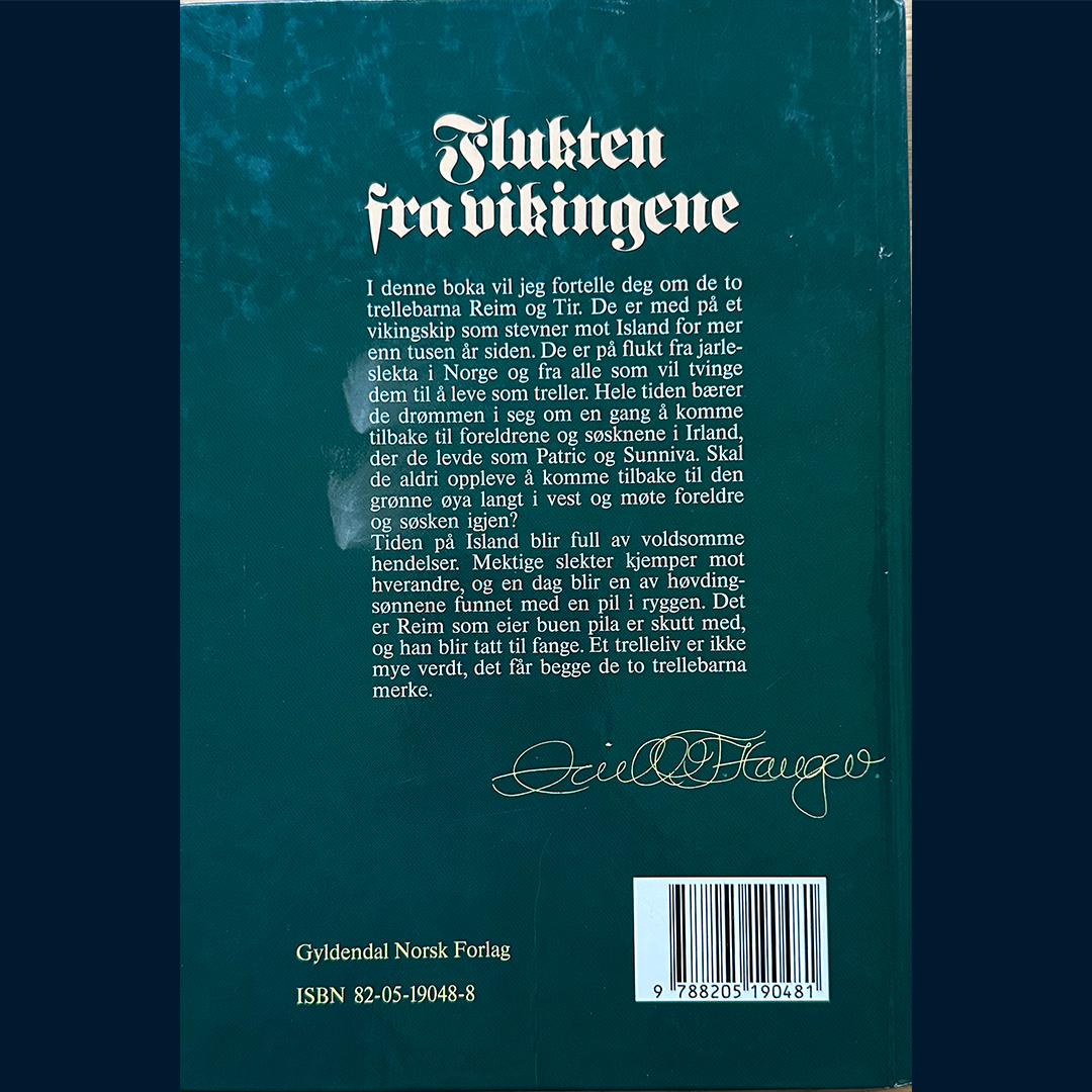 Hauger, Torill Thorstad: Flukten fra vikingene (1990)