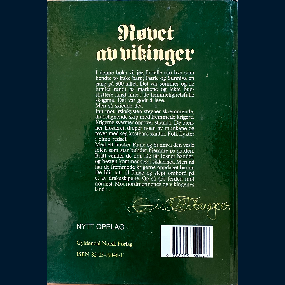 Hauger, Torill Thorstad: Røvet av vikinger (1993)