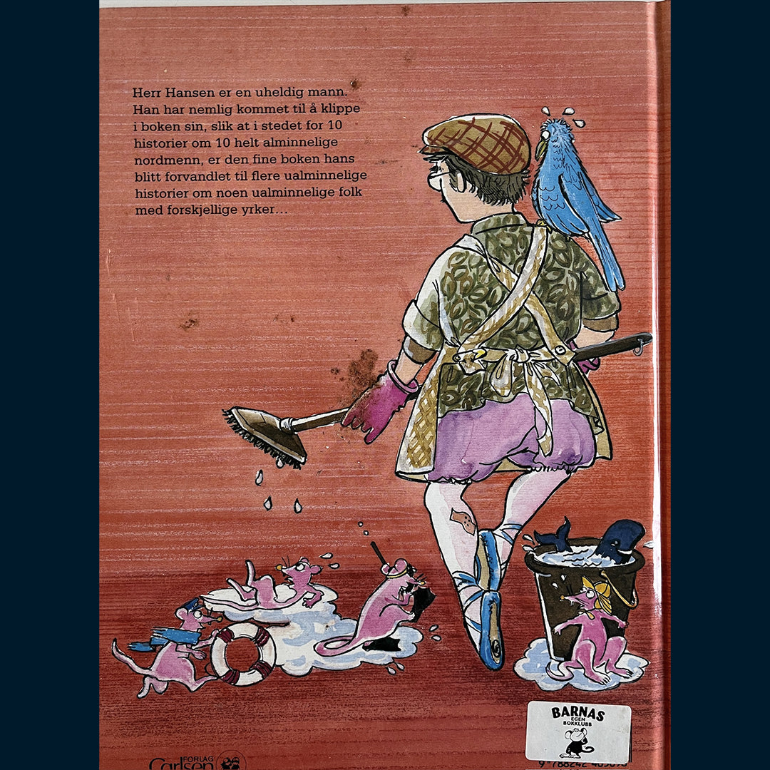 Hansen,Ole: Herr Hansens moro-bok eller Goddag, mann - økseskaft