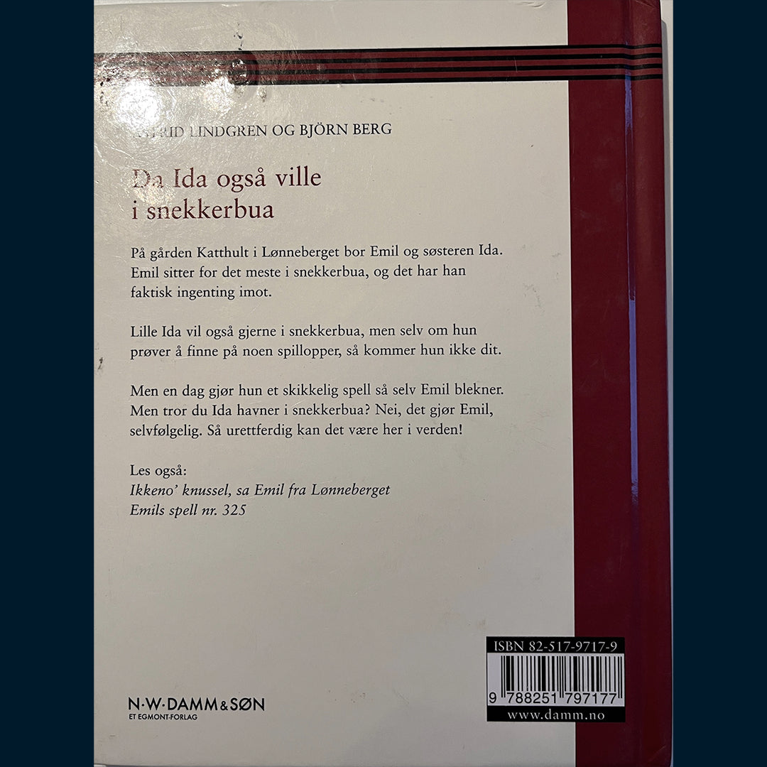 Lindgren, Astrid: Da Ida også ville i snekkerbua