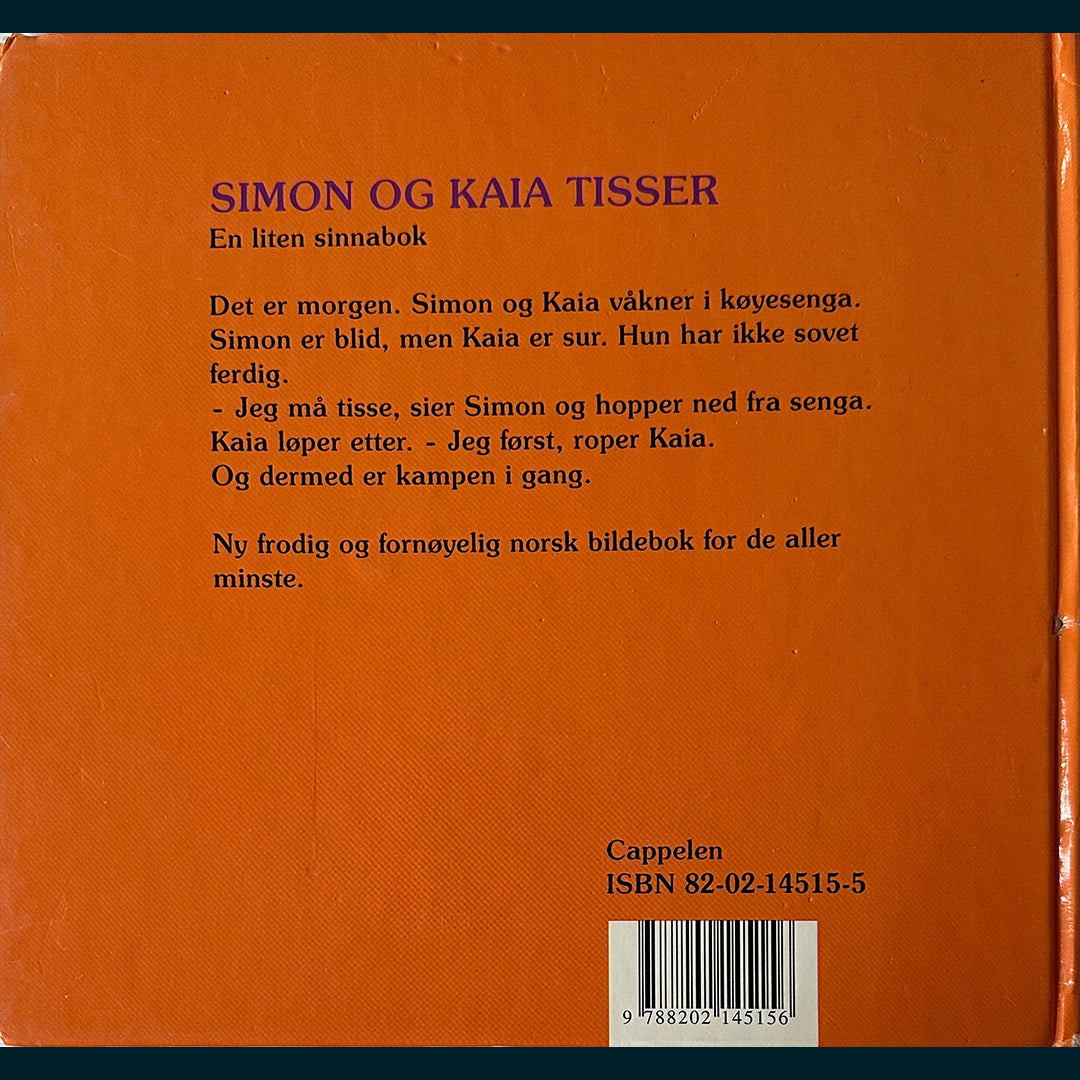 Dahle, Gro: Simon og Kaia tisser - En liten sinnabok