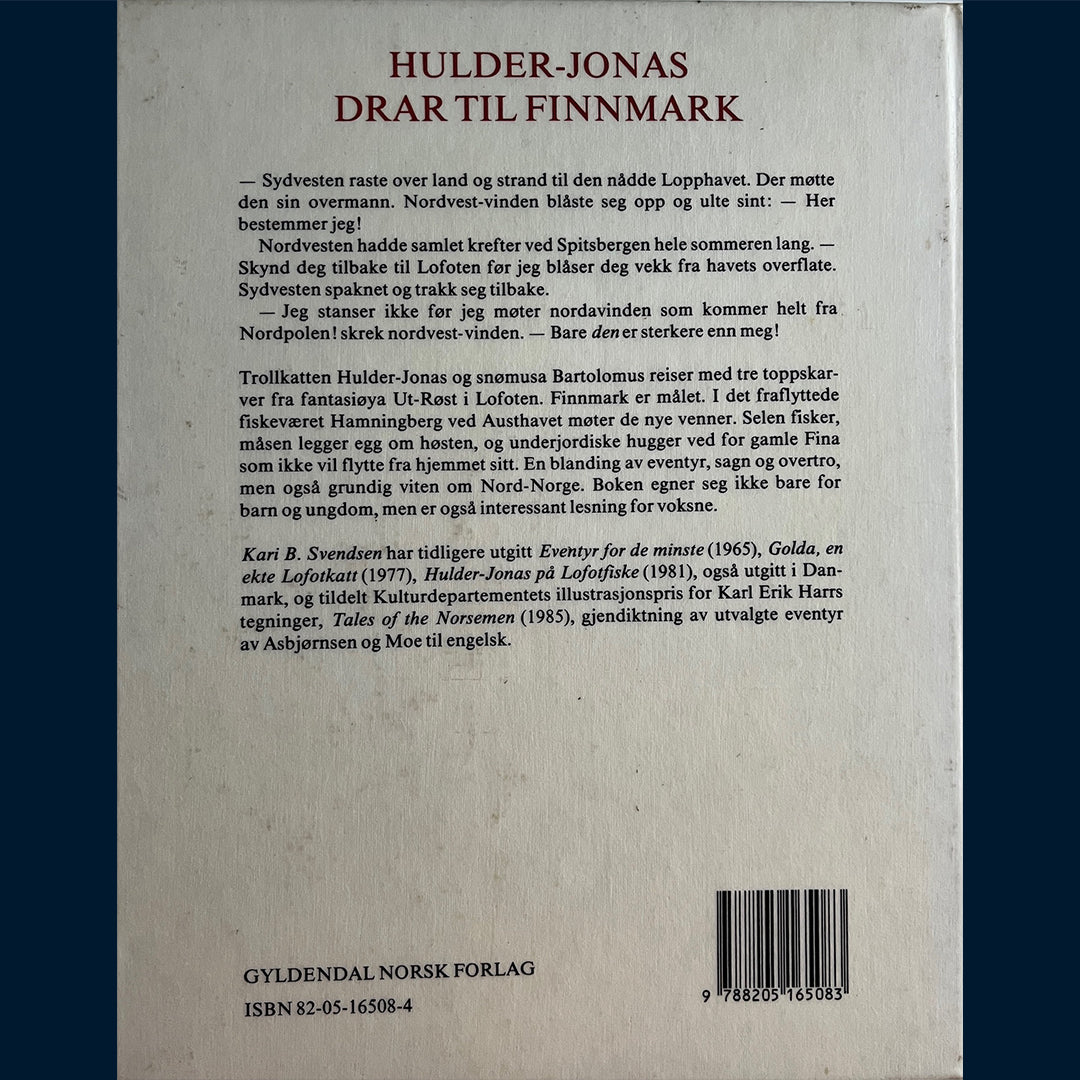 Svendsen, Kari B: Hulder-Jonas drar til Finnmark