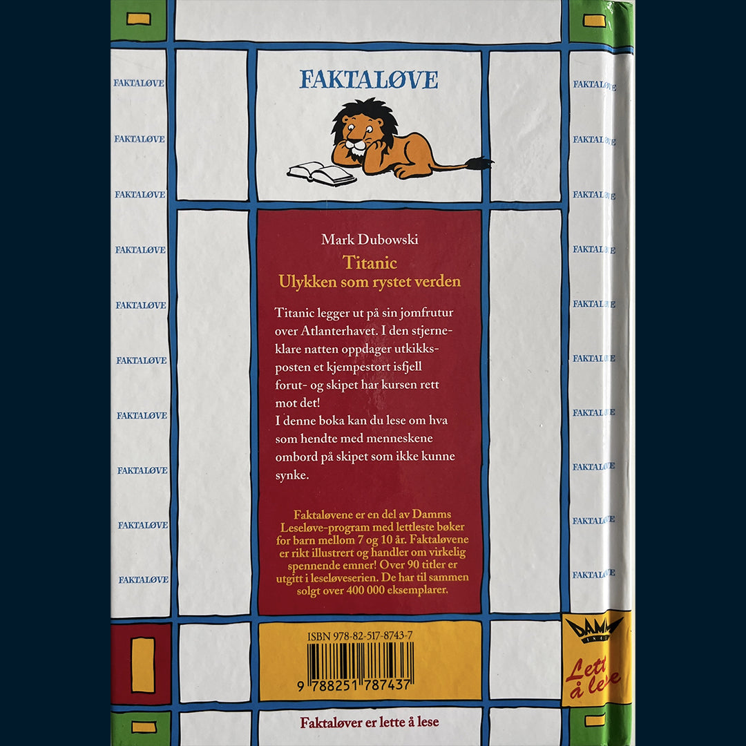 Dubowski, Mark: Titanic - Ulykken som rystet verden