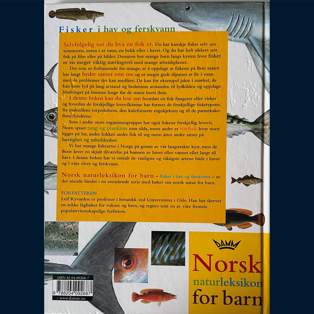 Ryvarden, Leif: Norsk naturleksikon for barn - Fisker i hav og ferskvann