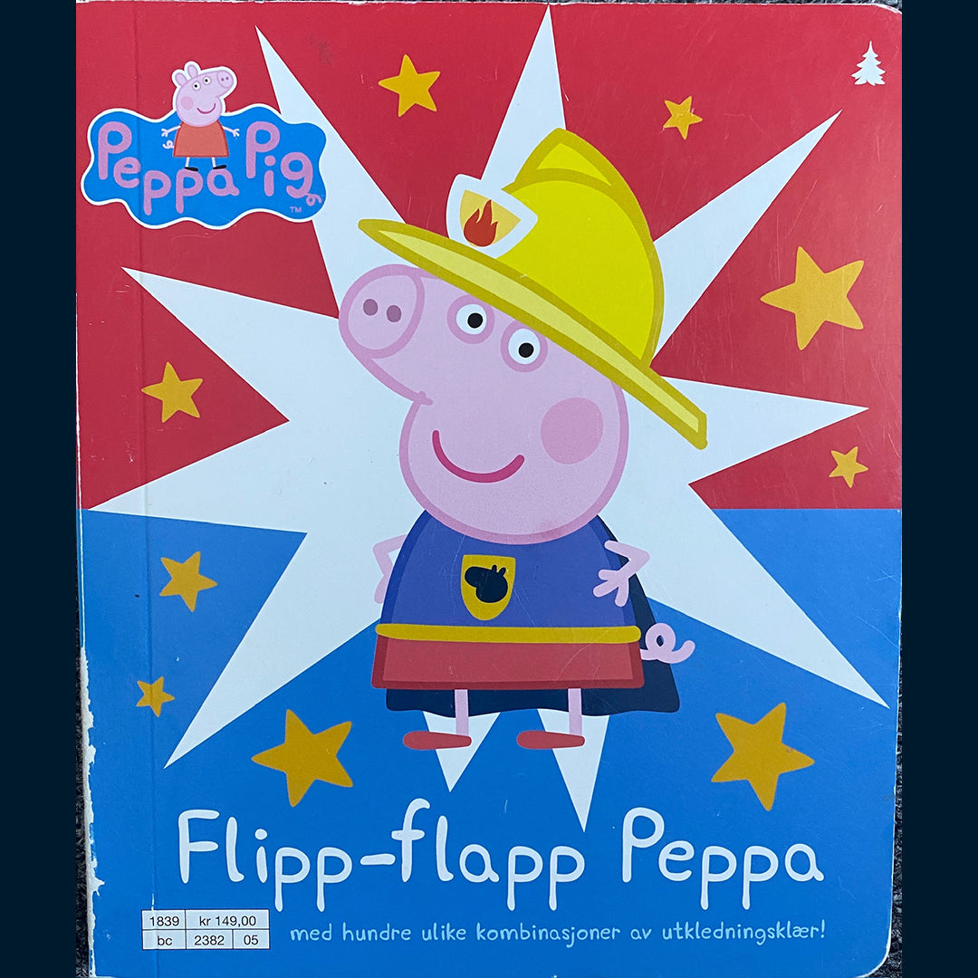 Flipp-flapp Peppa - med hundre ulike kombinasjoner av utkledningsklær