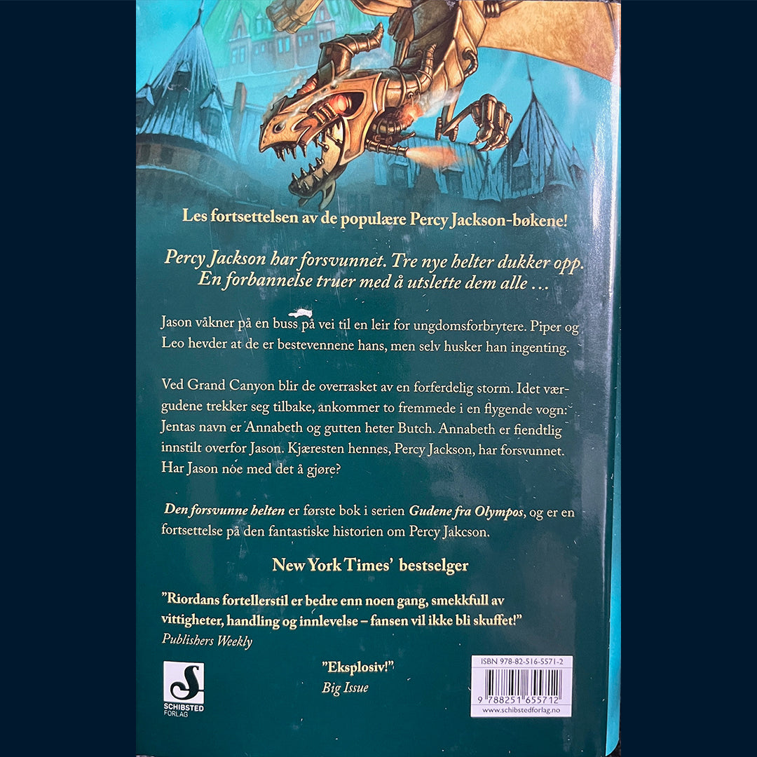 Riordan, Rick: Percy Jackson / Gudene fra Olympos (1) - Den forsvunne helten