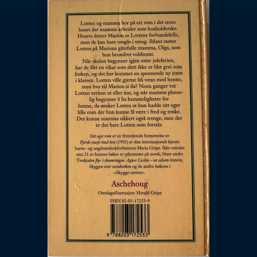 Gripe, Maria: Sitt eget rom