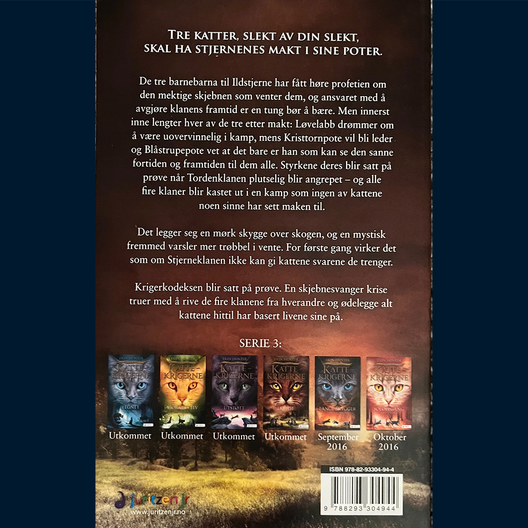 Hunter, Erin: Kattekrigerne (Serie 3 - Bok 4) Eklipse