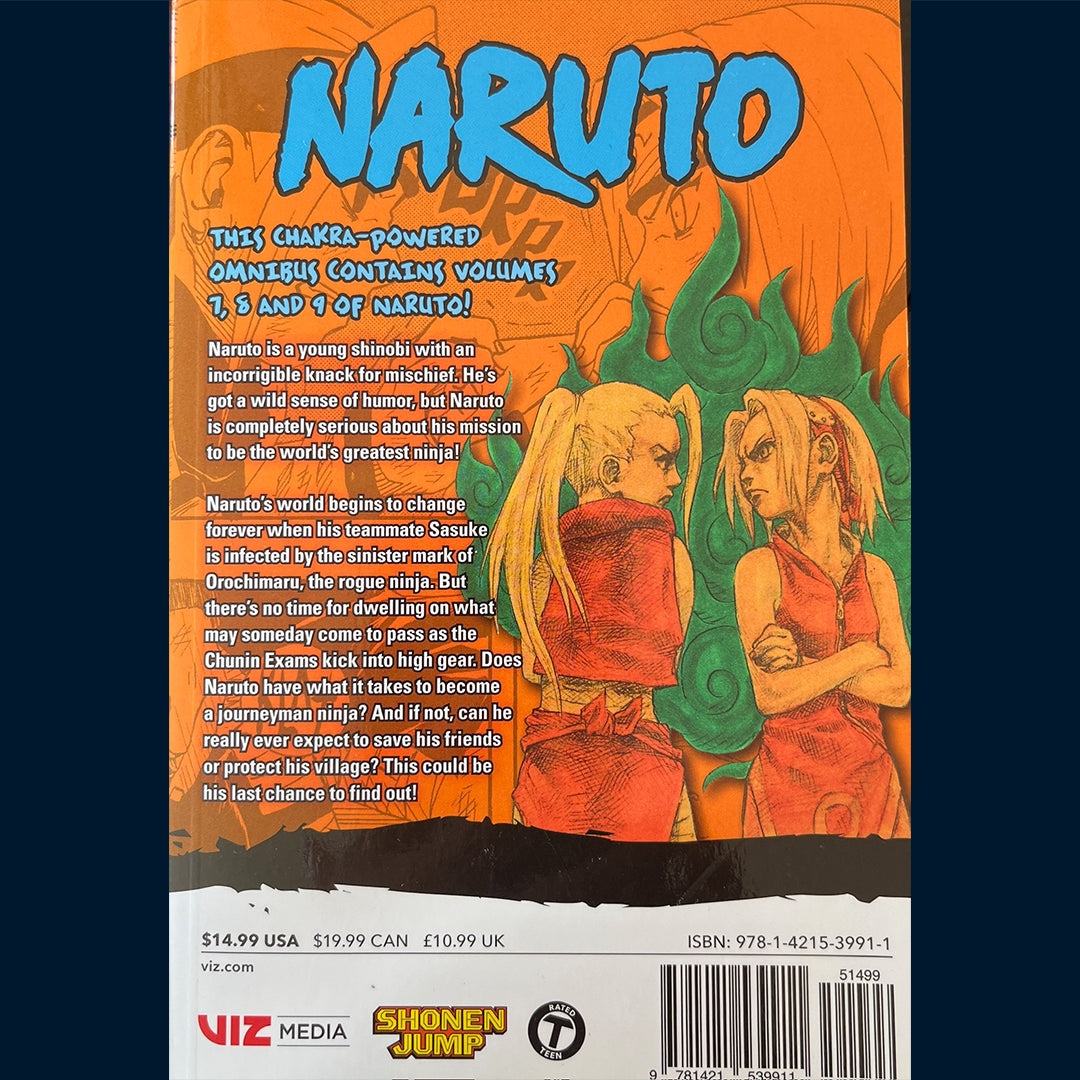Kishimoto, Masashi: Naruto (Vol 7, 8, 9) - 3 in 1