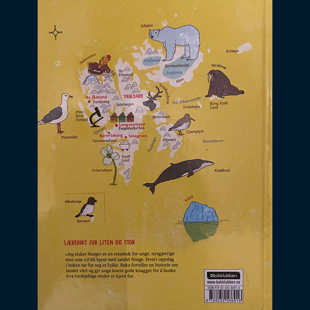 Norberg, Tora Marie: Jeg elsker Norge - en myldrekartbok