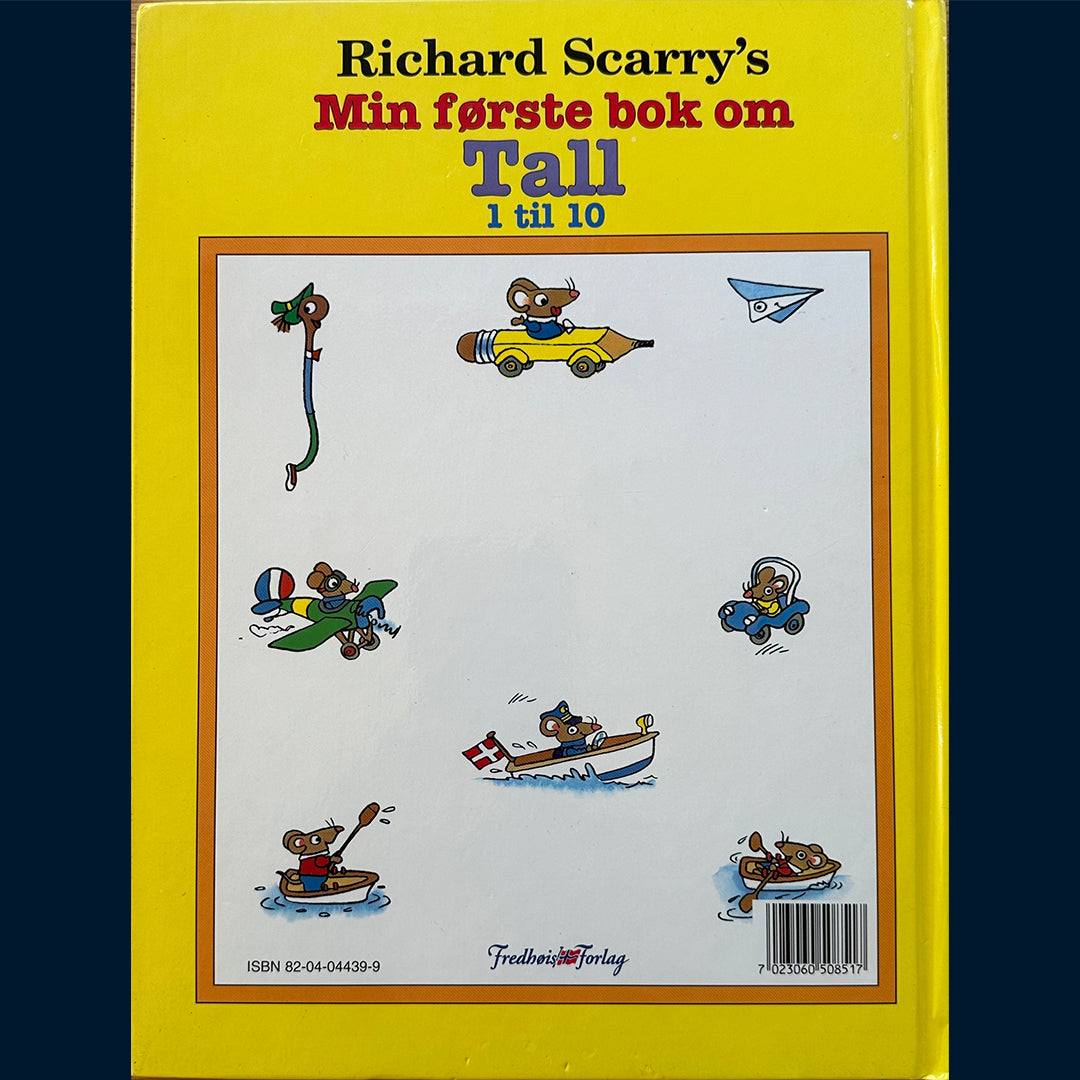 Scarry, Richard: Min første bok om tall (1 til 10)