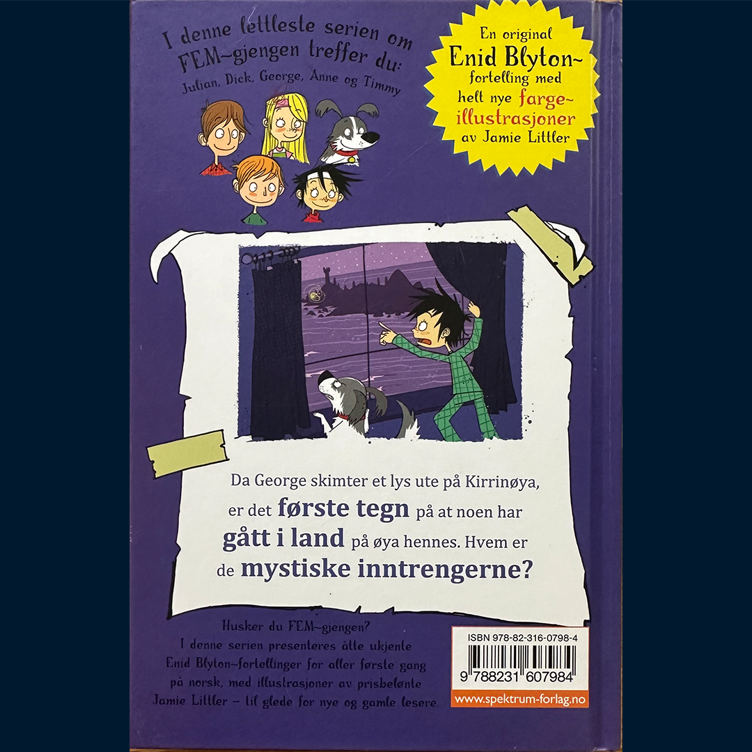 Blyton, Enid: Fem-gjengen (Lettlest) - Fem får hodebry