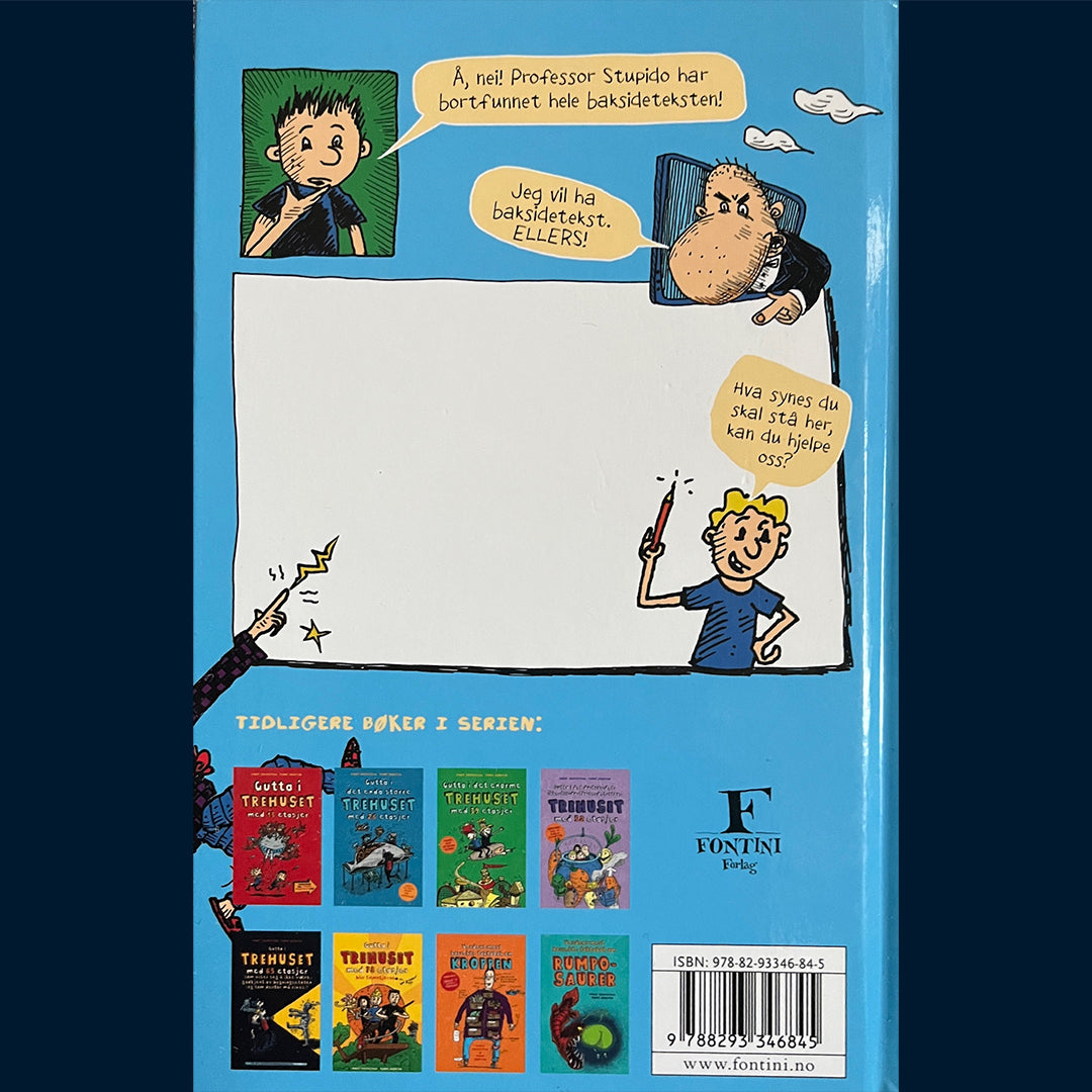 Griffiths, Andy: Gutta i trehuset - tegner, tenker og tuller i alle etasjene (Innb.)