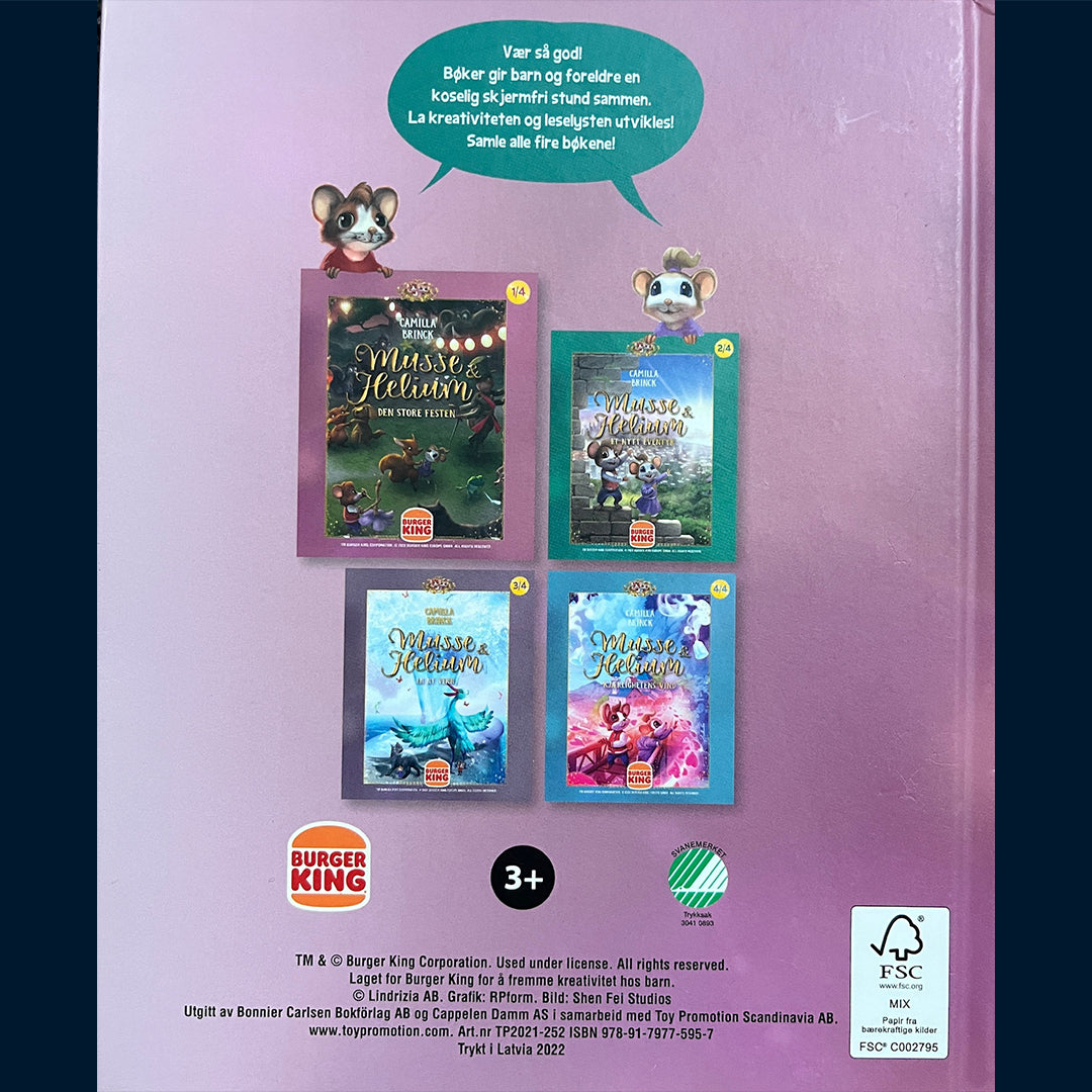 Brinck, Camilla: Musse og Helium (1/4) - Den store festen