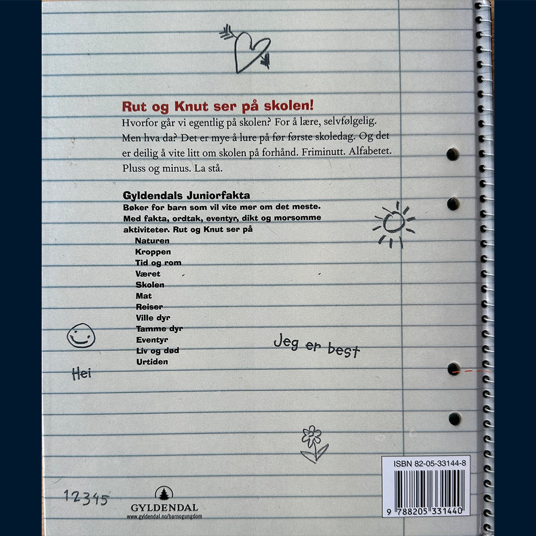 Gyldendals Juniorfakta (5): Rut og Knut ser på skolen - ABC og 1,2,3