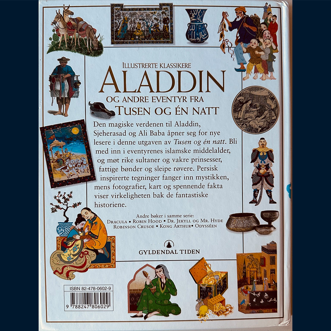 Kerven, Rosalind: Aladdin - og andre eventyr fra Tusen og èn natt (Illustrerte klassikere)