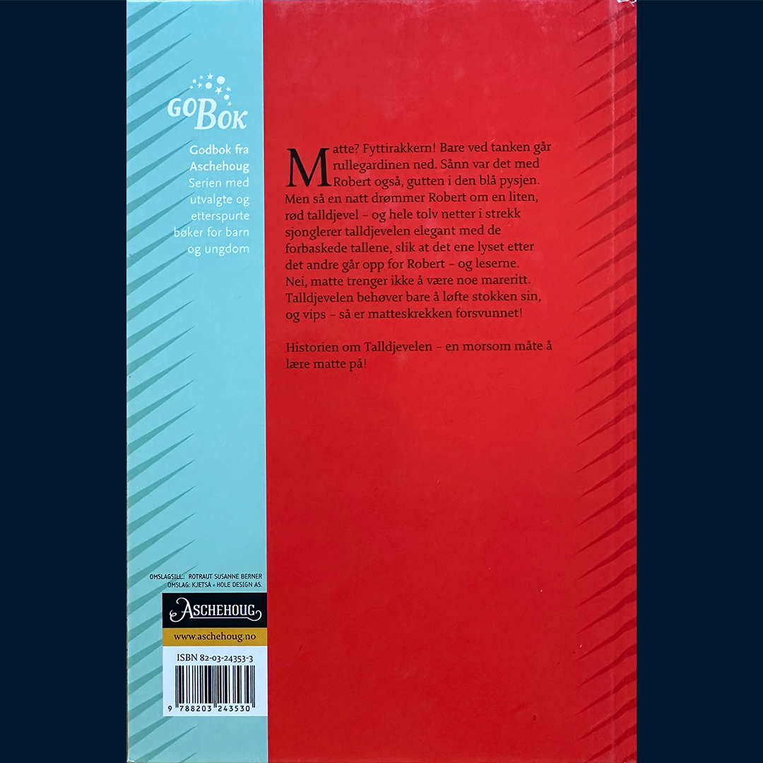 Enzensberger, Hans Magnus: Talldjevelen - En nattbordsbok for alle med matteskrekk