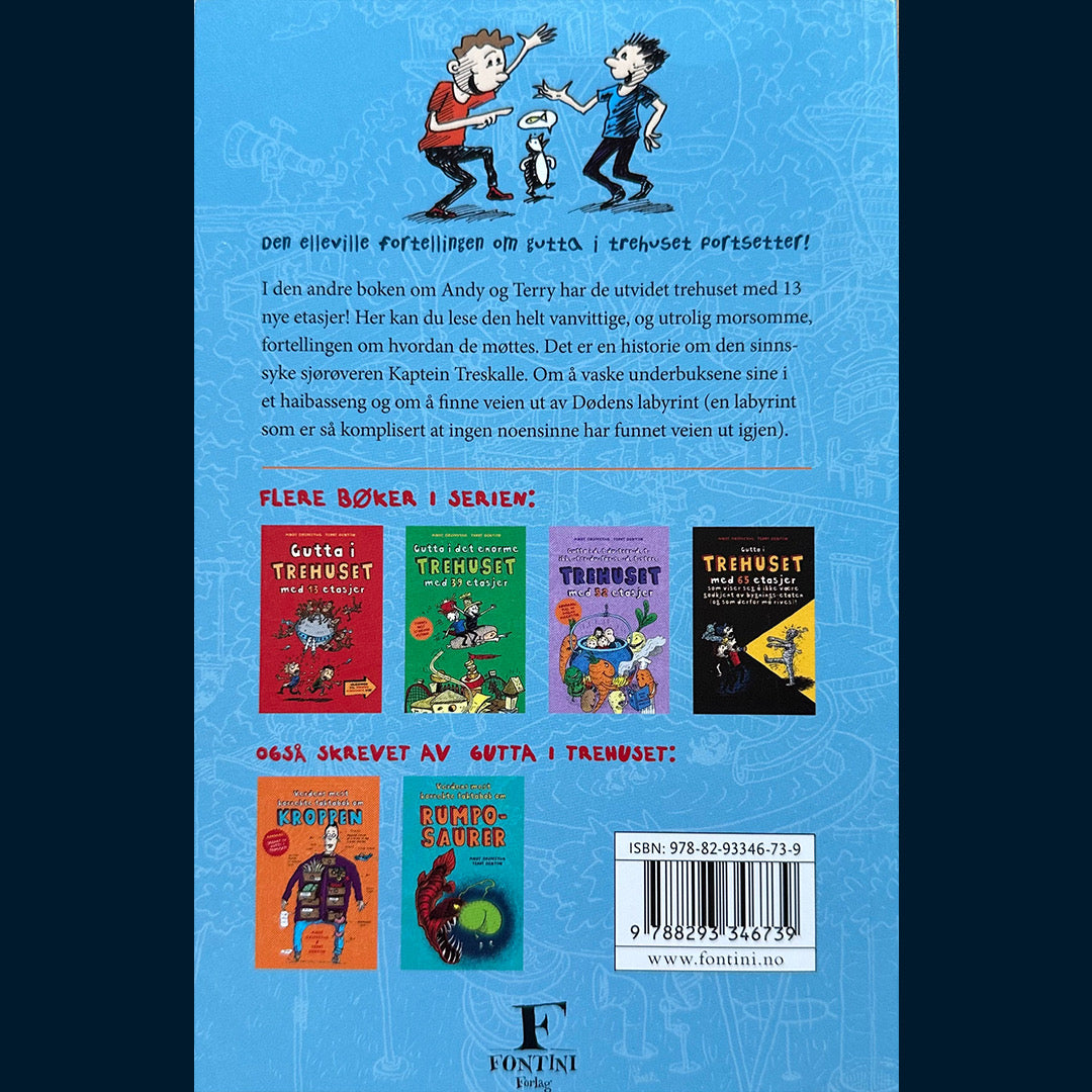 Griffiths, Andy: (2) Gutta i det enda større trehuset med 26 etasjer (Pocket)