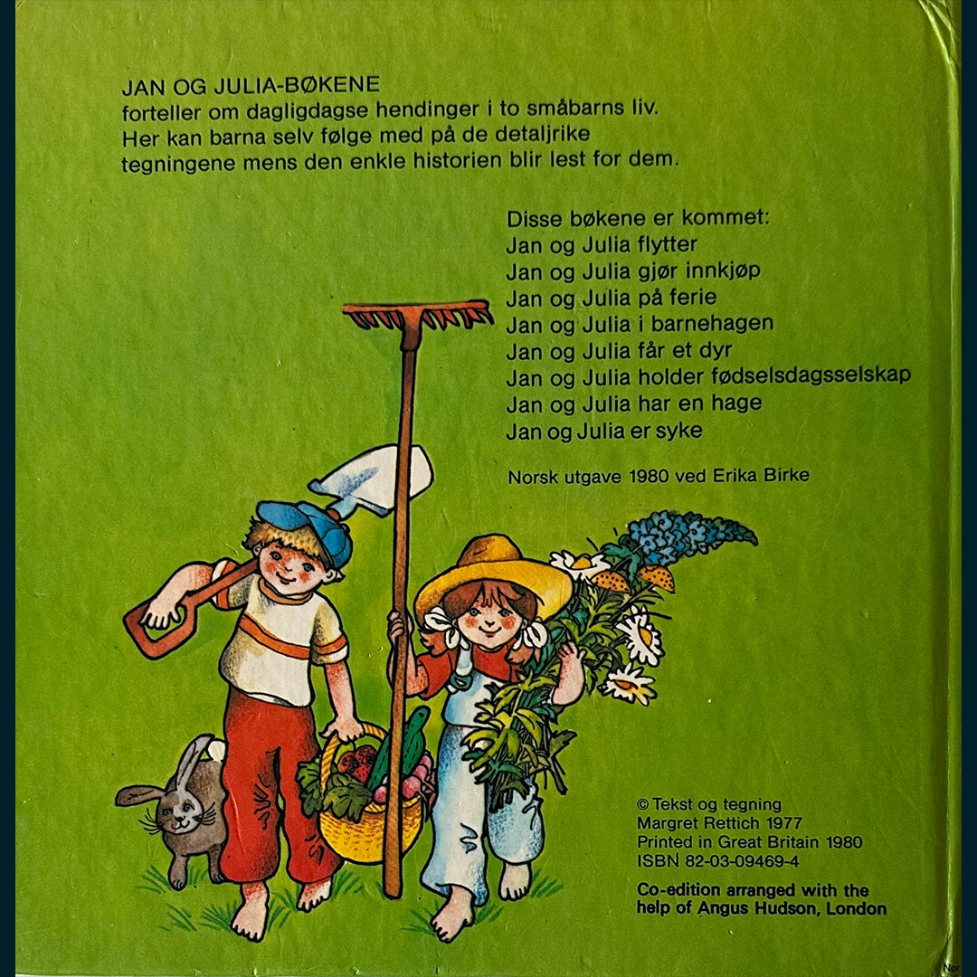 Rettich, Margret: Jan og Julia har en hage