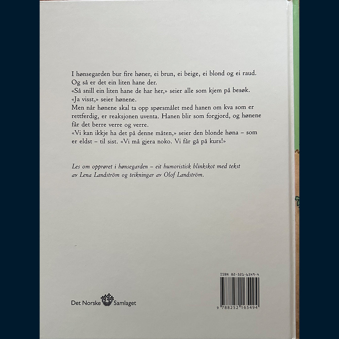 Landström, Lena og Olof: Fire høner og ein hane