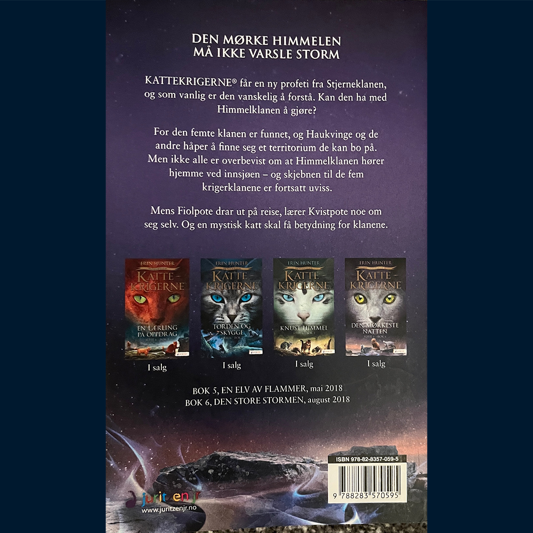 Hunter, Erin: Kattekrigerne (Serie 6 - bok 4) Den mørkeste natten
