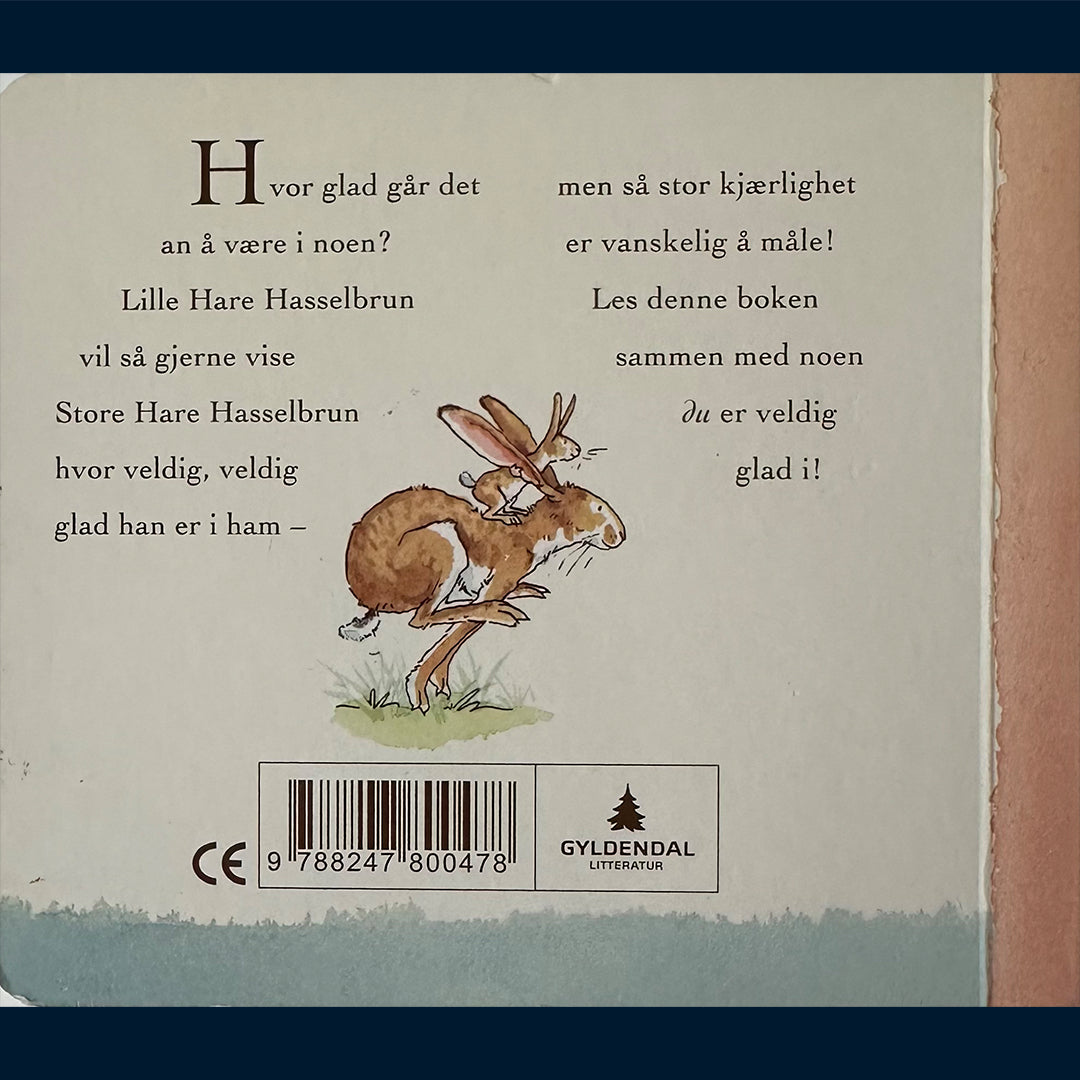 McBratney, Sam: Gjett hvor glad jeg er i deg (Kartonert)