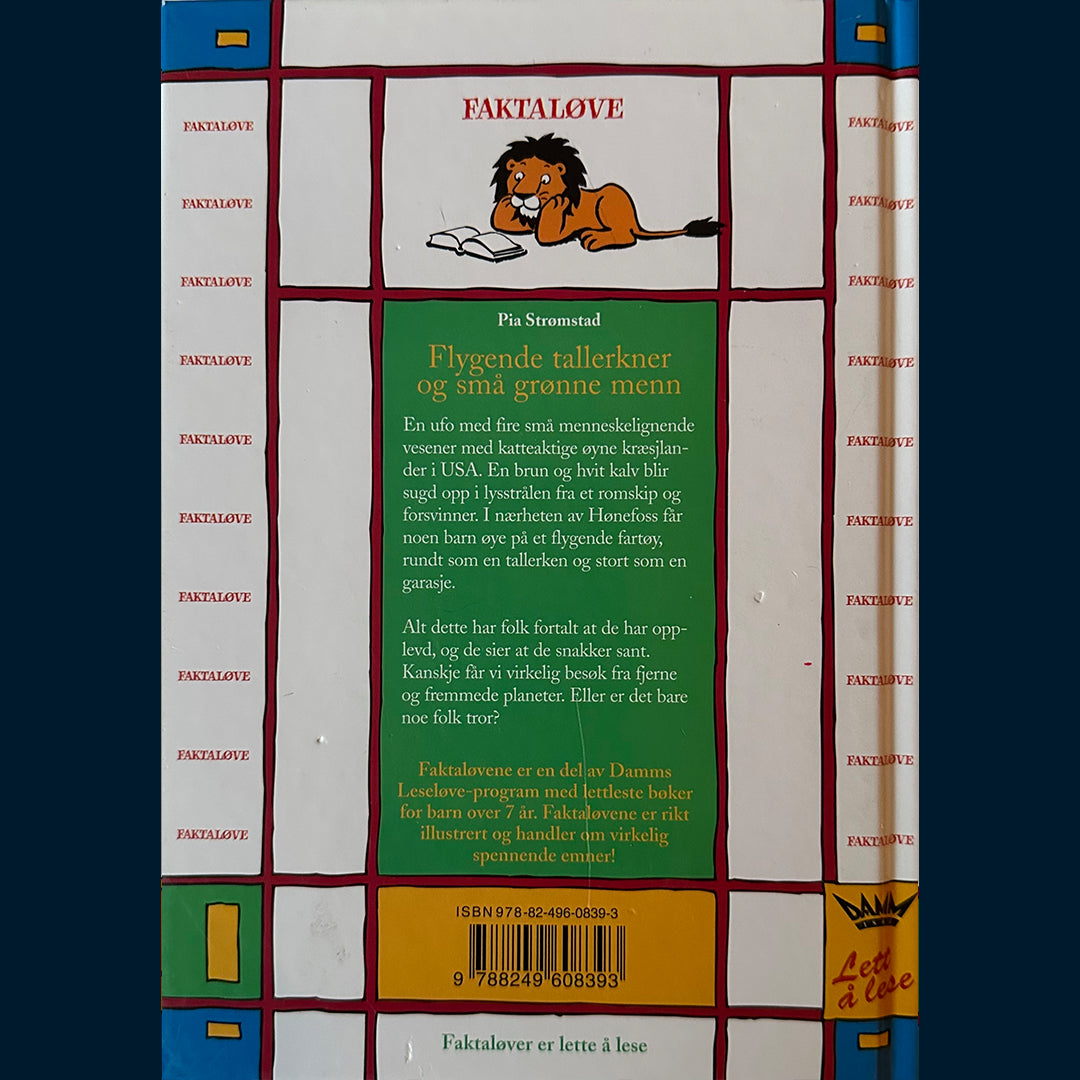 Strømstad, Pia: Flygende tallerkener og små grønne menn (Faktaløve)