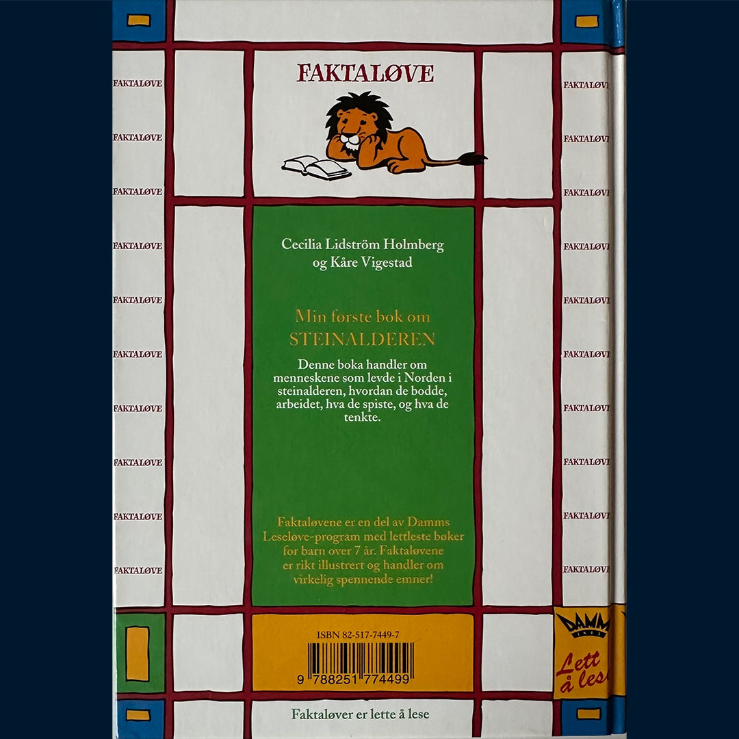 Holmberg, Cecilia Lidström og Vigestad, Kåre: Min første bok om steinalderen