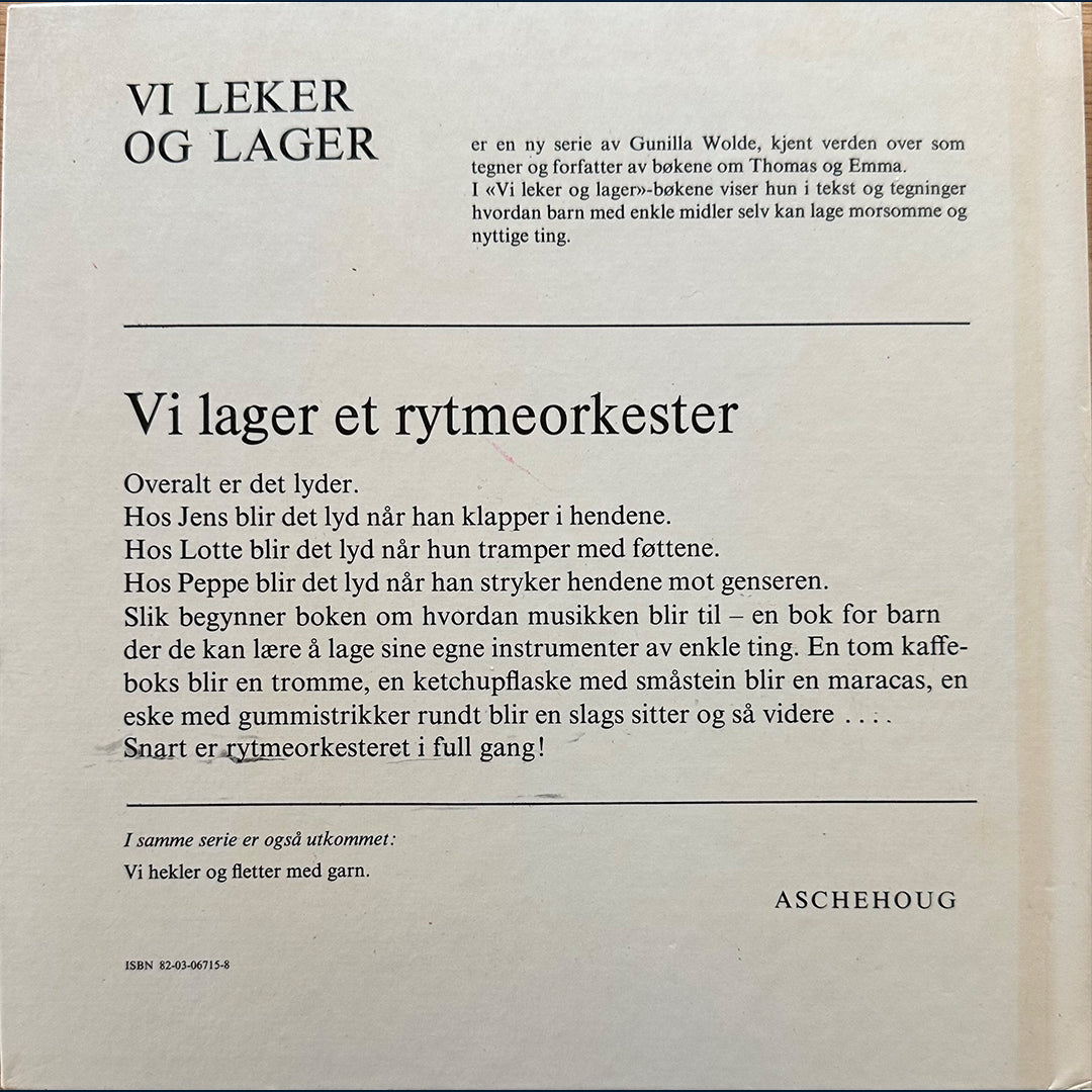 Wolde, Gunilla: Vi lager et rytmeorkester