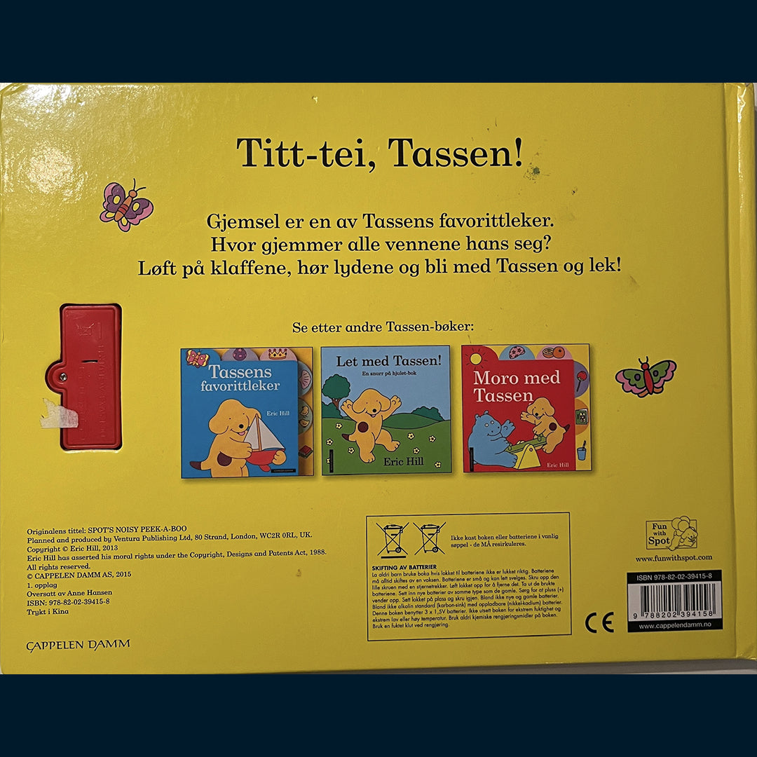 Hill, Eric: Titt-tei, Tassen - med lydpanel og klaffer