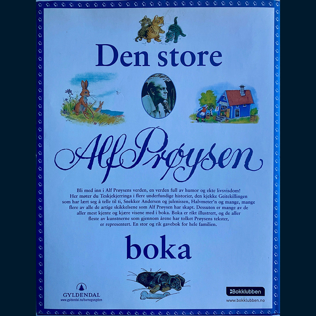 Prøysen, Alf: Den store Alf Prøysen boka