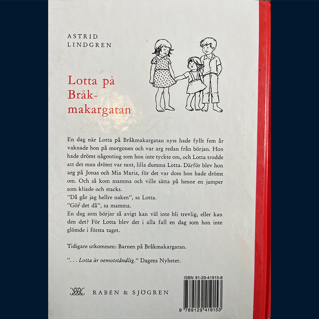 Lindgren, Astrid: Lotta på Bråkmakargatan (1990) (Svensk utgave)
