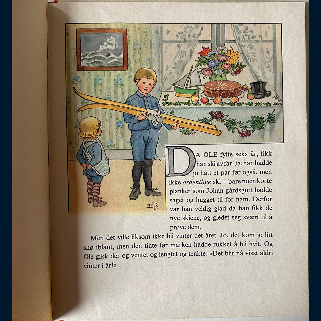 Beskow, Elsa: Oles skitur (Eldre utgave)