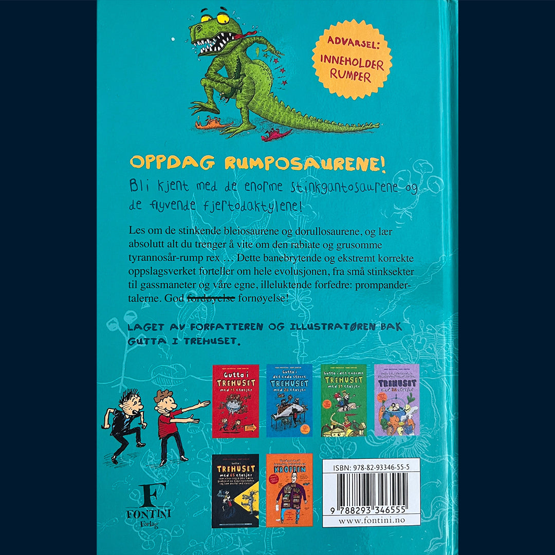 Griffiths, Andy: Verdens mest korrekte faktabok om Rumposaurer (Innb.)