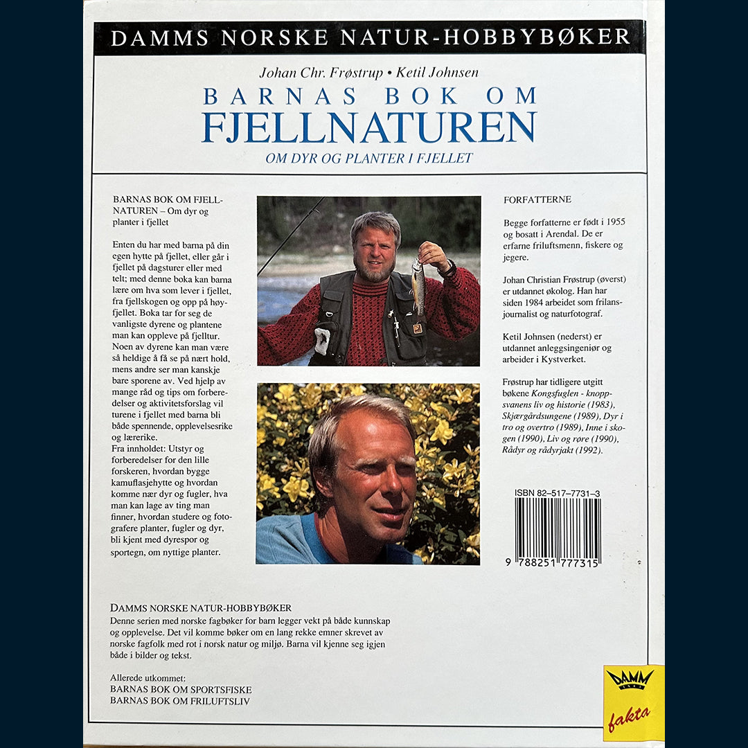 Frøstrup, Johan Chr.: Barnas bok om Fjellnaturen - Om dyr og planter i fjellet