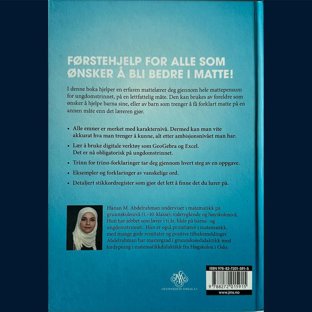 Abdelrahman, Hanan M.: Mattehjelperen - Leksehjelp for foreldre og elever på ungdomsskolen