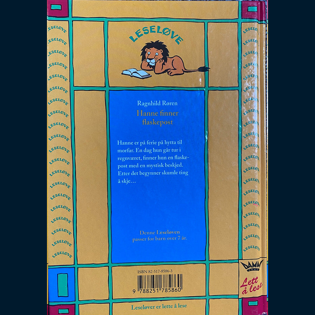Røren, Ragnhild: Hanne finner flaskepost