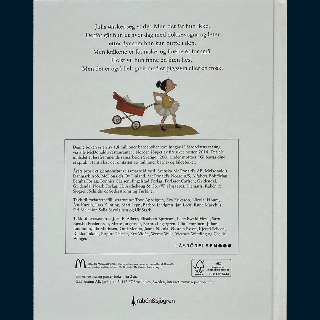 Lindgren, Barbro: Julia ønsker seg et dyr