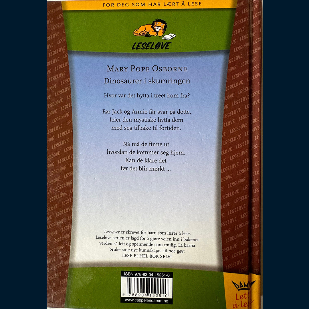 Osborne, Mary Pope: Dinosaurer i skumringen