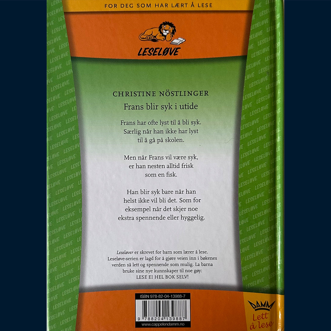 Nöstlinger, Christine: Frans blir syk i utide