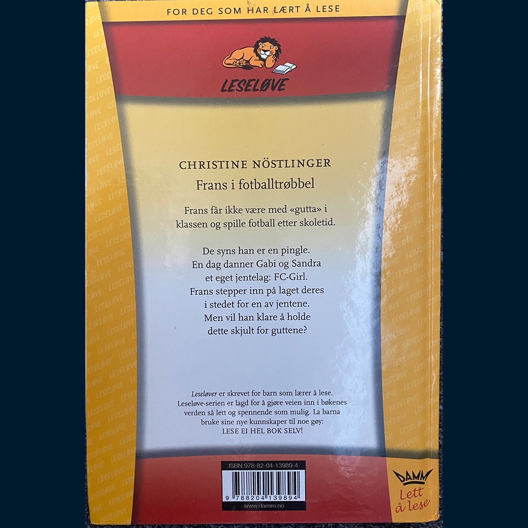 Nöstlinger, Christine: Frans i fotballtrøbbel