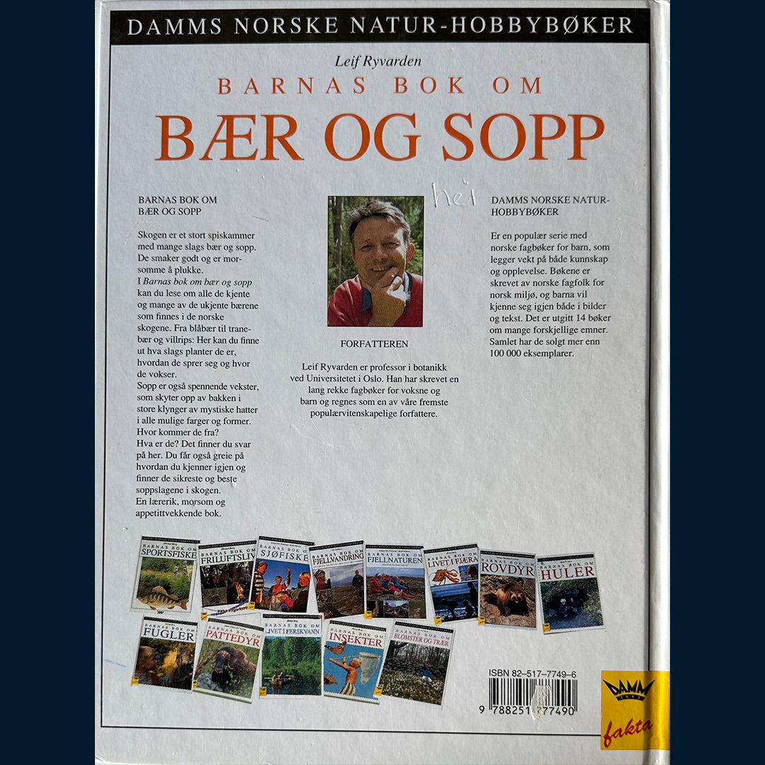 Ryvarden, Leif: Barnas bok om bær og sopp