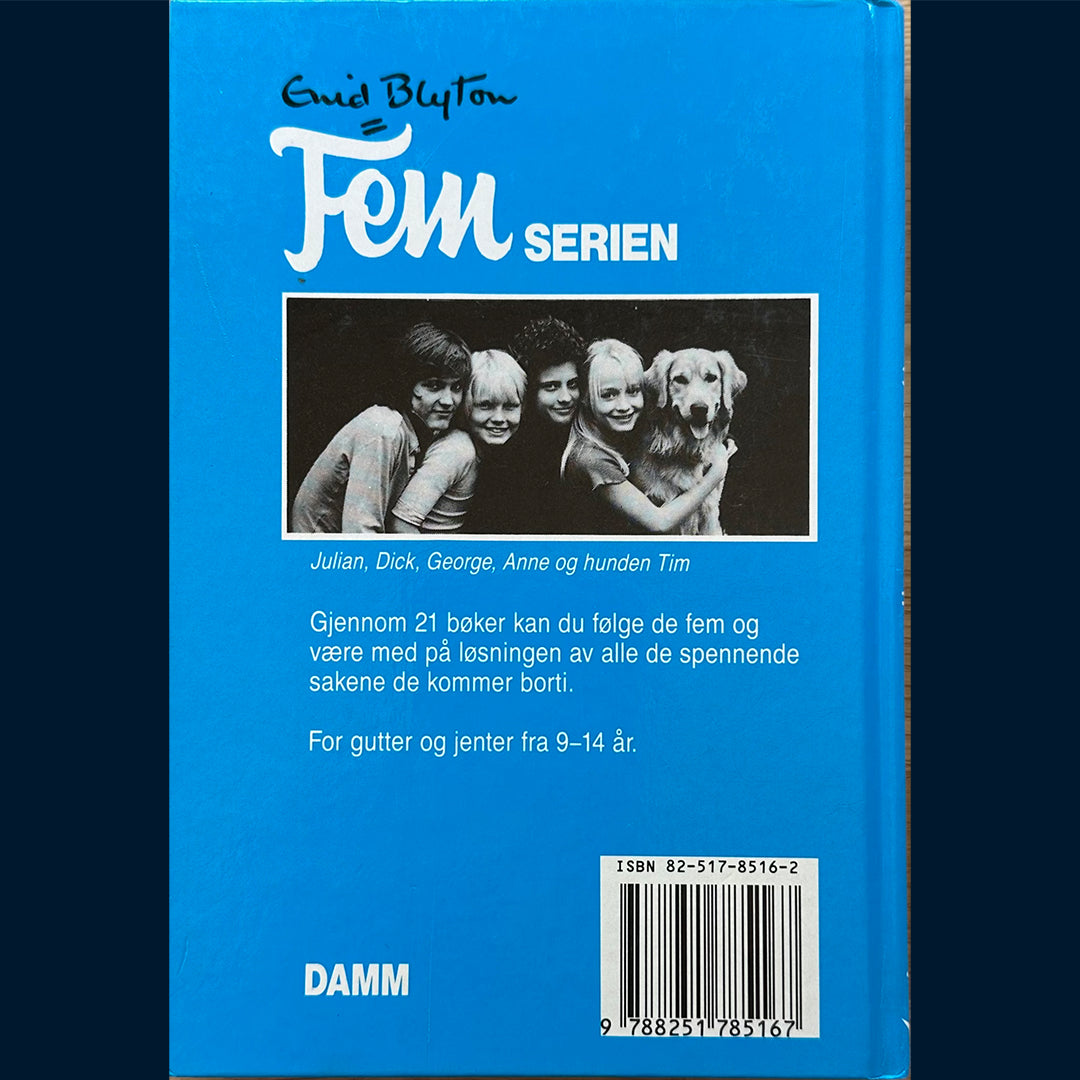 Blyton, Enid: (15) Fem følger et spor (1988)