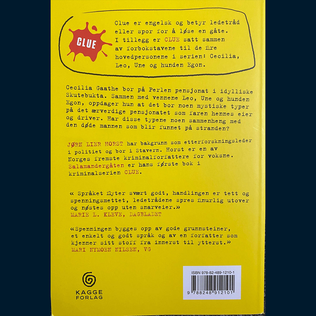 Horst, Jørn Lier: Clue (1) Salamandergåten