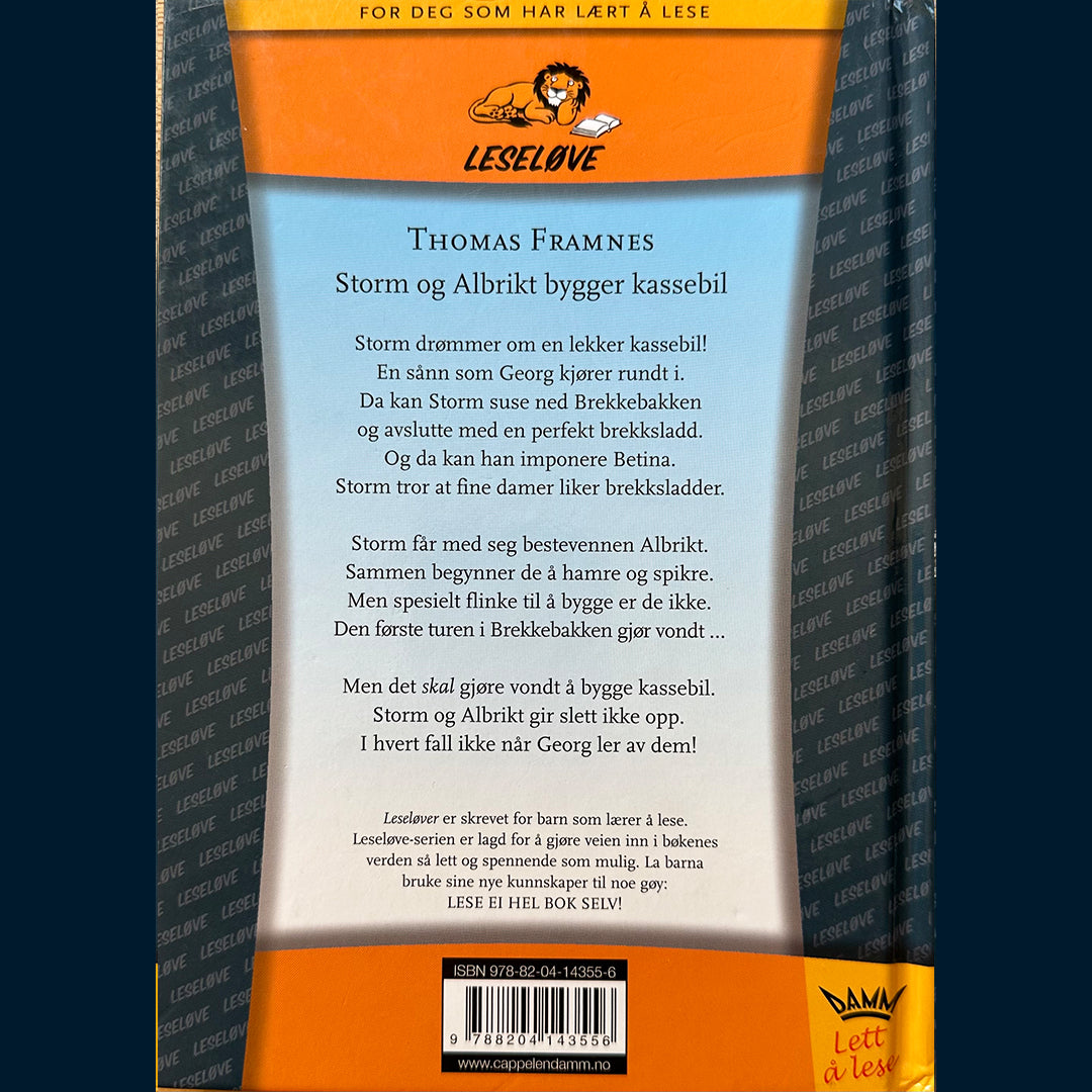 Framnes, Thomas: Storm og Albrikt bygger kassebil
